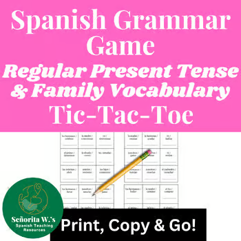 Spanish Grammar Activities