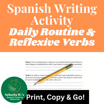 Spanish Writing Activities
